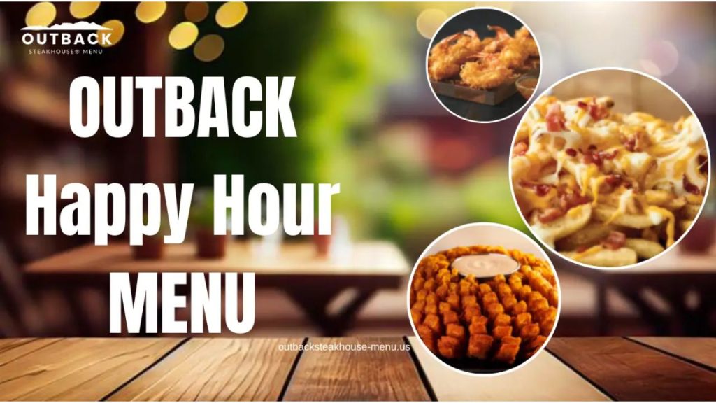 Outback happy hour menu